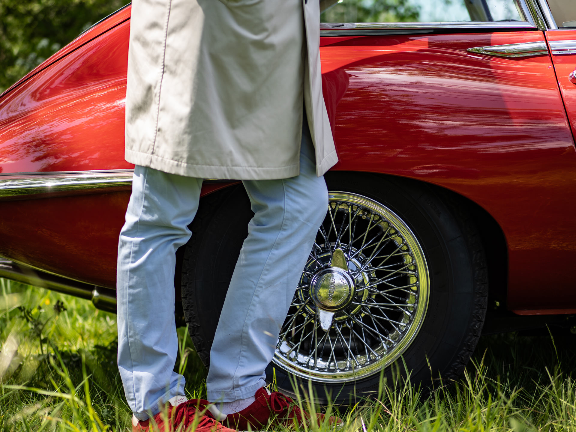 Jaguar Series 1.5 E Type for hire Picnic 16