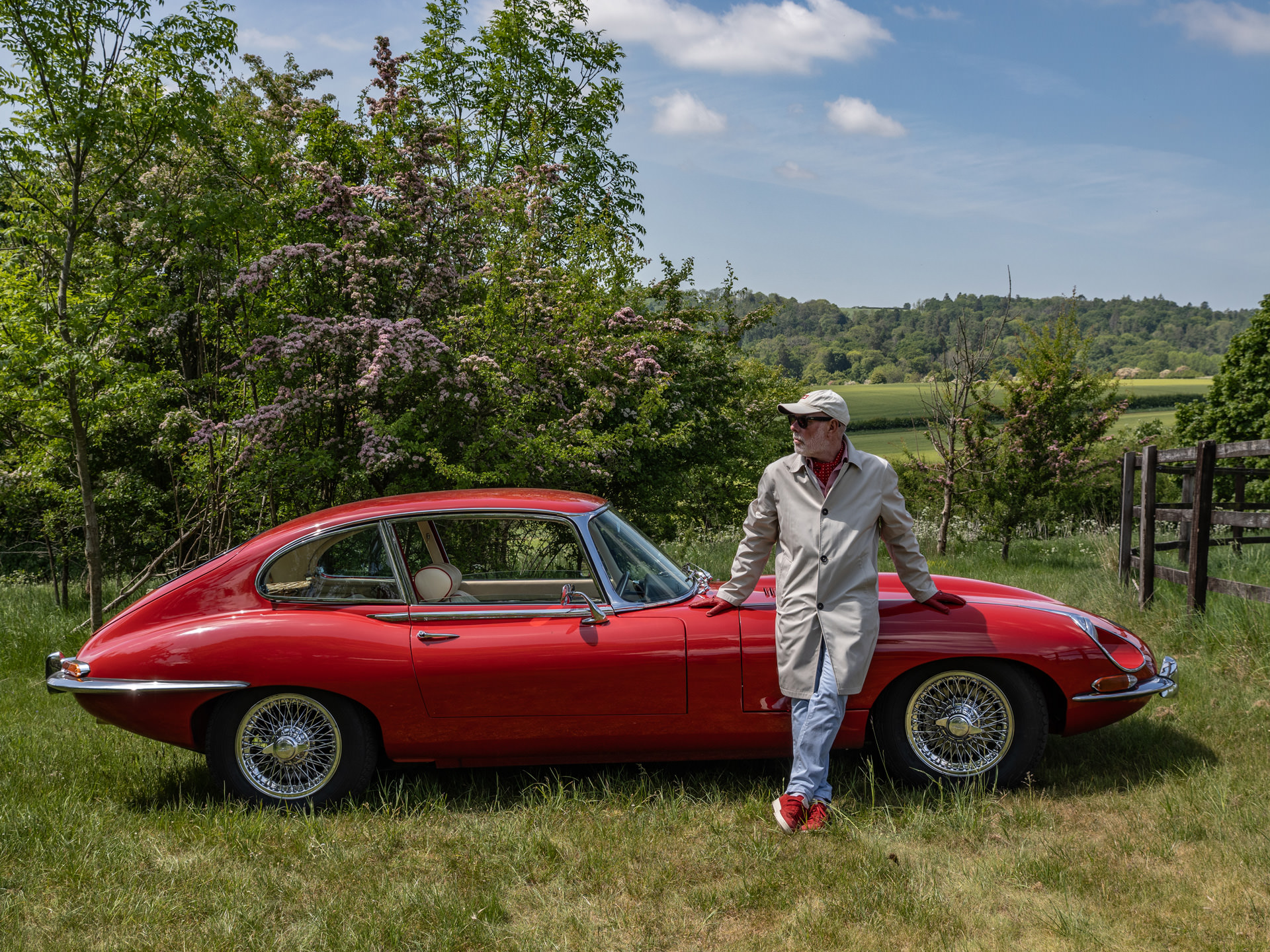 Jaguar Series 1.5 E Type for hire Picnic 19
